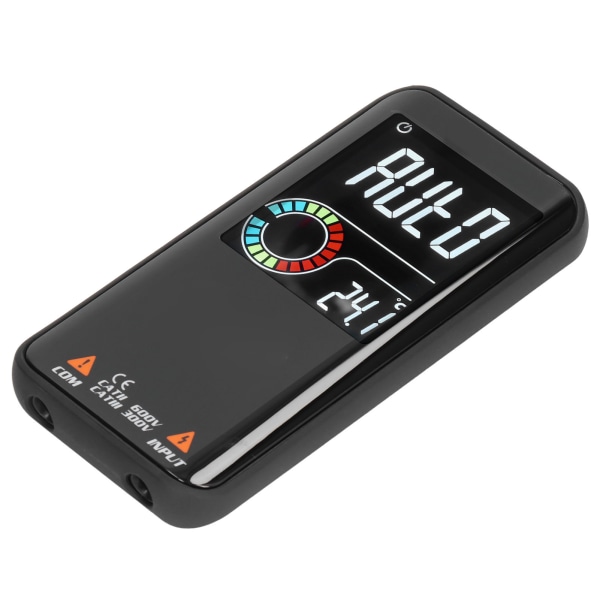 Uppladdningsbar digital multimeter med hög precision AC DC spänningsmätare med färg LCD-skärm