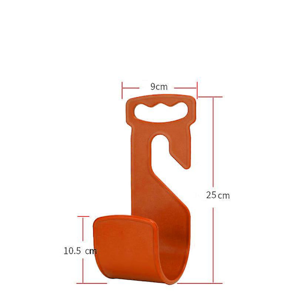 Vægmonteret haveslangeholder Slangeophæng Vægmontering Vandslangeholder Krog Vandslange til husholdnings teleskopisk slangeophæng (Orange)