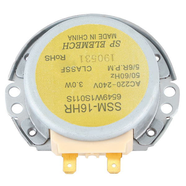 Sopii LG 6549W1S011S -mikroaaltouunin kääntöpöydän SSM‑16HR -mikroaaltouunin synkronimoottori AC 220‑240V