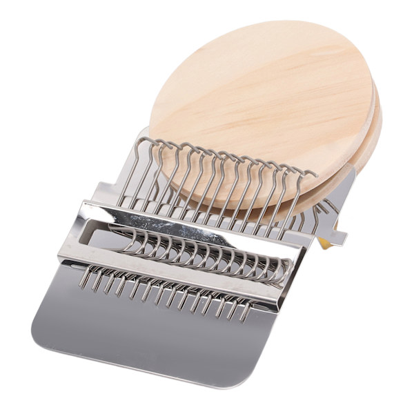 Darning Loom Weave Tool Liten Vävstol Kit med 14 Krokar 1 Nål för Hand Stickning DIY Hantverk