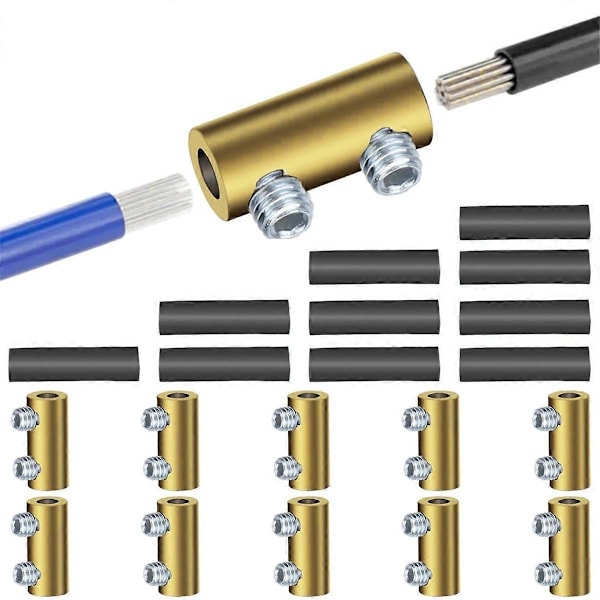 10 st 10 AWG Kabelkontakt Mutter Kit