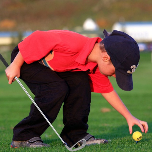 Bærbar letvægts rustfrit stål golf swing assist træner god skydeøvelse pind stang træningsværktøj