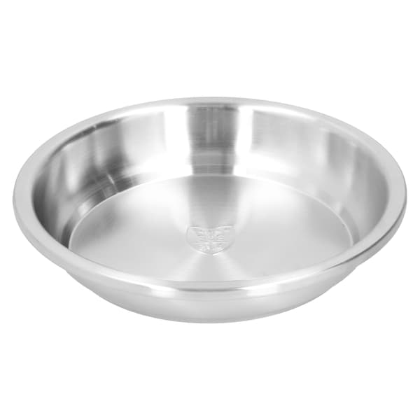 Dyb Tallerken Rustfrit Stål Kraftig Salat Suppe Serveringsfad Service til Hjemmekøkken 26cm