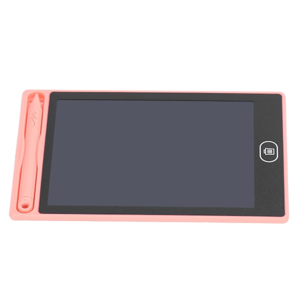 6,5 tommers LCD-skrivetavle, tidlig utdanning, doodle-tavle, tegnetavle for barn over 3 år (rosa)