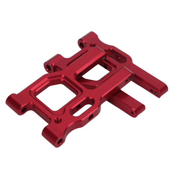 2 stk. forreste svingarme i aluminiumlegering til fjernstyrede biler, tilbehør til LC Racing PTG‑2 1/10 RC-bil, rød
