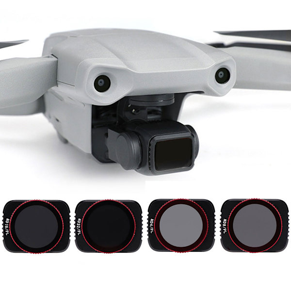 4 kpl säädettävä ND-objektiivin suodatinhimmennin alumiiniseoslisävarusteet DJI Mavic Air 2:lle