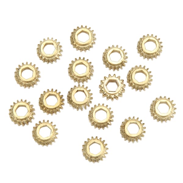 18 st Tuning Peg Gear Hex Hål Metall för Klassisk Gitarr Strängstämmare Ratio 1:18