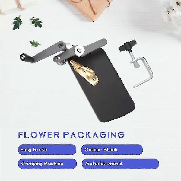 Blomsterkrimpemaskine, Bølgekrimpning Kreppapir, Blonde Værktøj, Blomsterindpakning, Blomsterhandlerartikler