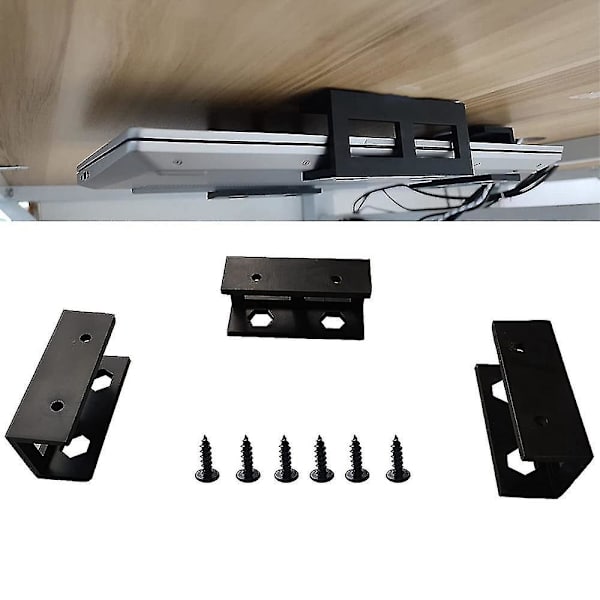 3 st Plast Under Desk Laptop Hållare Montering