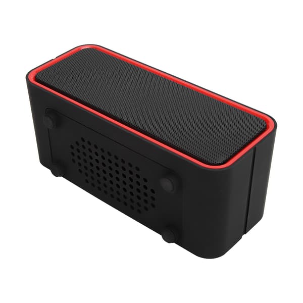 Trådlös Bluetooth-högtalare 5.0 Stereo Bärbar Subwoofer Högtalarbox för Mobil DatorRöd