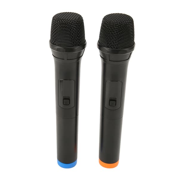 2 stk Trådløse Mikrofoner USB Dynamisk Trådløs Mikrofon Bærbar Håndholdt Mikrofon til Karaoke Sang Præsentation