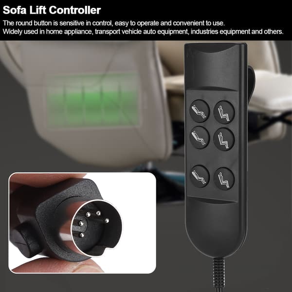 Praktisk rund knap sofa lift controller enkelt motor controller til husholdningsapparater