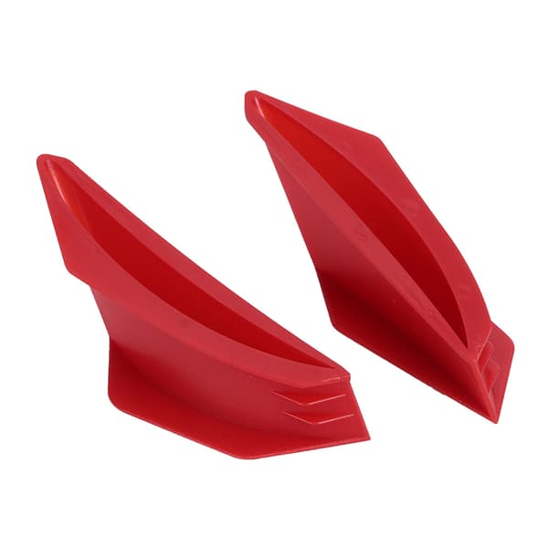 Motorsykkel Aerodynamiske Winglets Spoiler Ving Universal Modifikasjonstilbehør Rød
