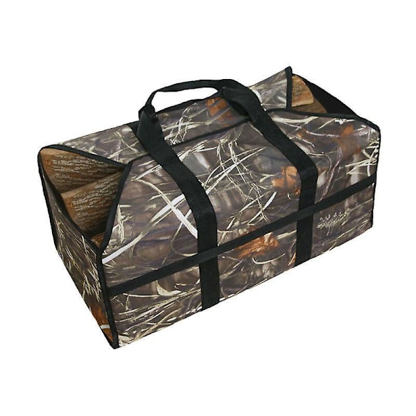Filtveske 61 x 29 x 42 cm med håndtak for å bære ved, leker, aviser, dagligvarer osv. (marineblå)