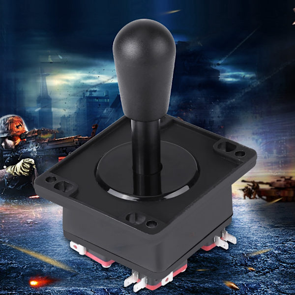 Slitstark joystick i amerikansk stil med reservdelar för mikrobrytare för arkadspelmaskiner
