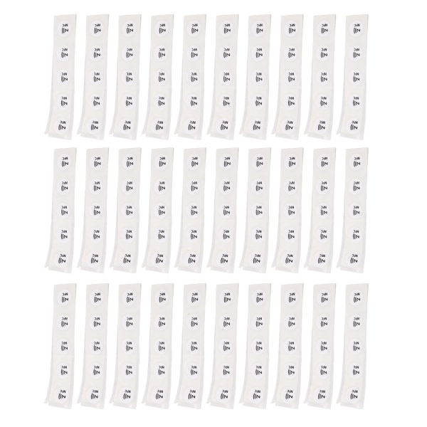 30 stk. NFC-tags PVC vandtætte 504 bytes programmerbare NFC-klistermærker til TagMo-telefon hvid