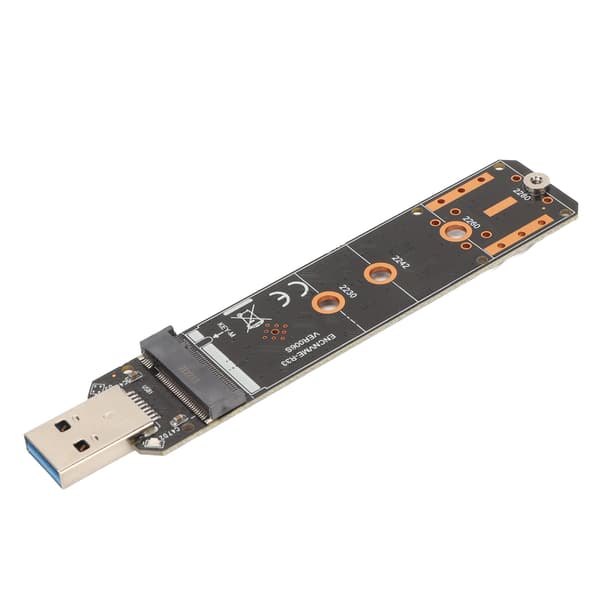 NVMe til USB-adapter Plug and Play Bærbar SSD 10 Gbps USB 3.2 Gen 2 Bridge Chip M.2 NVME USB-adapter Sort