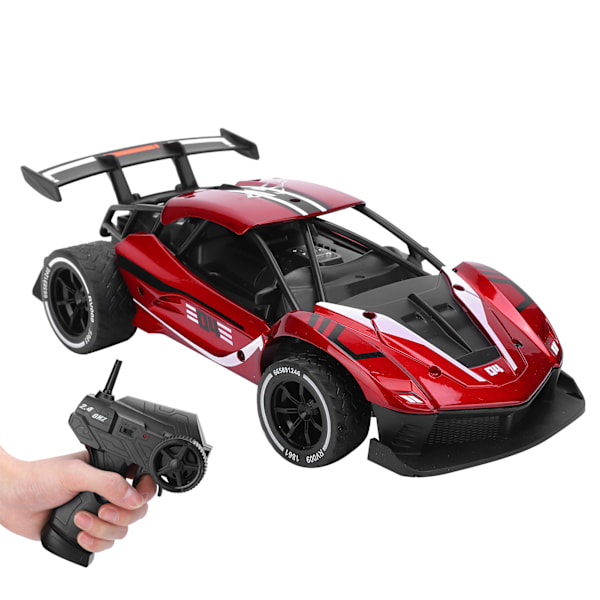 1/16 2.4G RC Alloy Hög Hastighet Drifting Trådlösa Leksaker Racing Fjärrkontroll Bil 8004röd