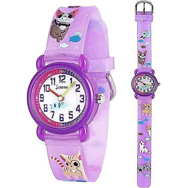 Vedenpitävä silikoninen watch söpöllä 3D-sarjakuvasuunnittelulla