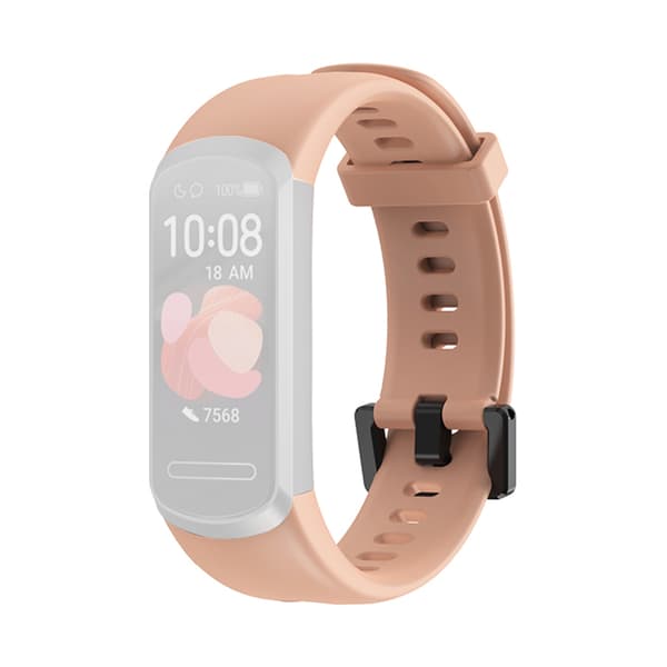 Blød silikone armbåndsrem erstatningsurrem til Huawei Band 4