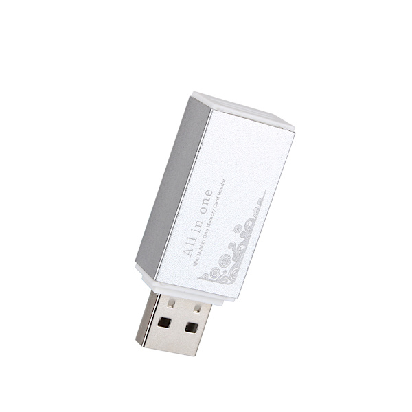 Smartkortlæser Multi Hukommelseskortlæser til Memory Stick Pro Duo Micro SD TF M2 MMC SDHC