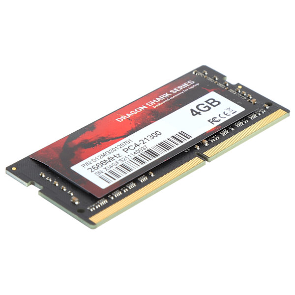 Bærbar hukommelse PC4‑21300 RAM hukommelsesopgraderingskit Kompatibel med DDR4‑2666MHz Notebook4GB