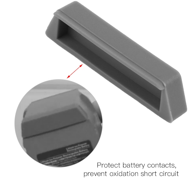 Batteriopladningsport Anti-støvbeskyttelsesdæksel til DJI MAVIC 2 Drone (Grå til batteri)