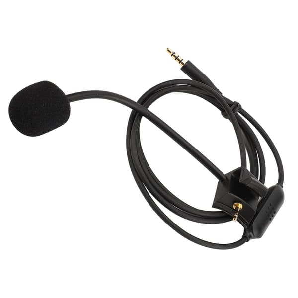 Kabelbom-mikrofon brusreducerande mikrofonljudkabel med mute-knapp för PS4 PC-spelheadset
