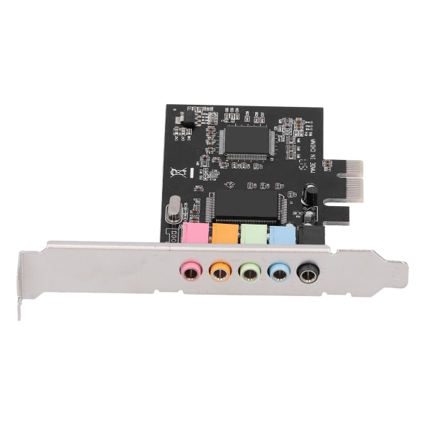 PCI-E 5.1 ​​lydkort CMI8738 Chip Stereo Audio Card Support til Windows 7 til stationær computer