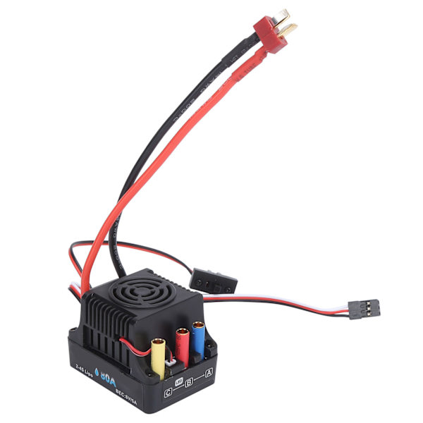 RC 80A børsteløs vanntett ESC elektronisk hastighetskontroller for 1/8 RC biloppgraderingsdeler