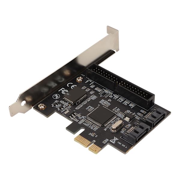 PCIe 2.0 SATA -kortti, 2 porttia, 40-nastainen liitäntä, 6,0 Gbps, 3,0 Gbps, 1,5 Gbps SSD, PCI E - SATA -laajennuskortti Win-käyttöjärjestelmälle