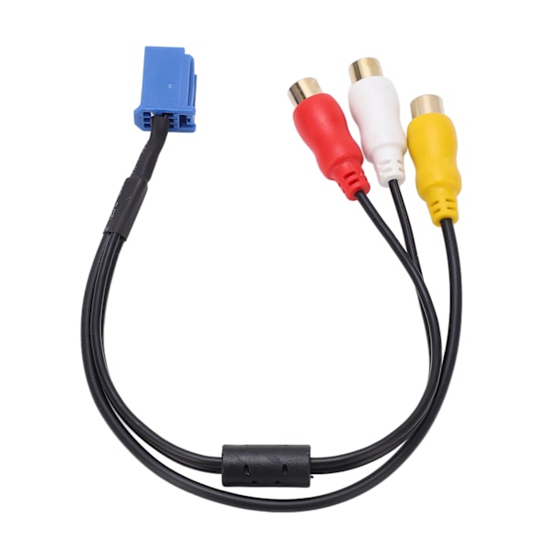 6-pinninen AV 3040 -portin auton 3RCA-kaapeliadapteri, ääni- ja videoyhteys DVD-navigointiyksikköön