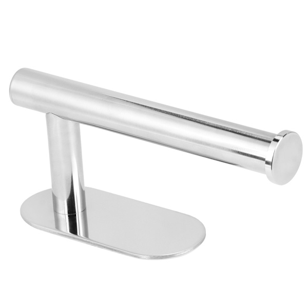 Moderne slagfri rullepapirholder i rustfrit stål til badeværelset (433045 blank overflade)