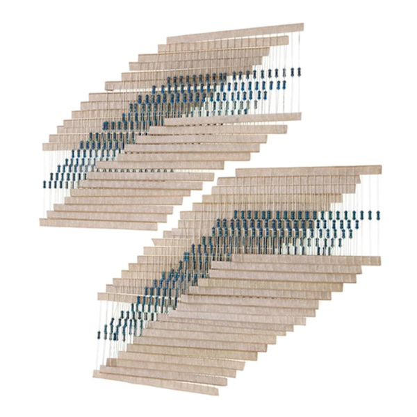 600 x 1/4W Metallfilmmotståndssortiment 30 Värden