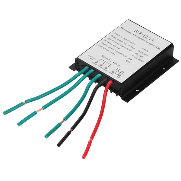 BLW‑12/24 400W Vindgenerator Turbinkontroll Vattentät Batteriladdningsregulator