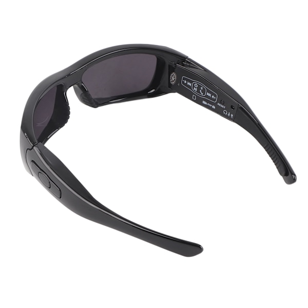 Kamera Headset Briller Bluetooth 1080p Polariserte Linser Støtte Samtaler Video Musikk Solbriller for Kjøring Ridning Reise