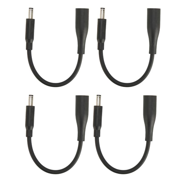 4 stk. DC 7.4x5.0mm til 4.5x3.0mm adapterkabel Plug and Play bærbar spidsadapterkonverterkabel til Dell bærbar computer