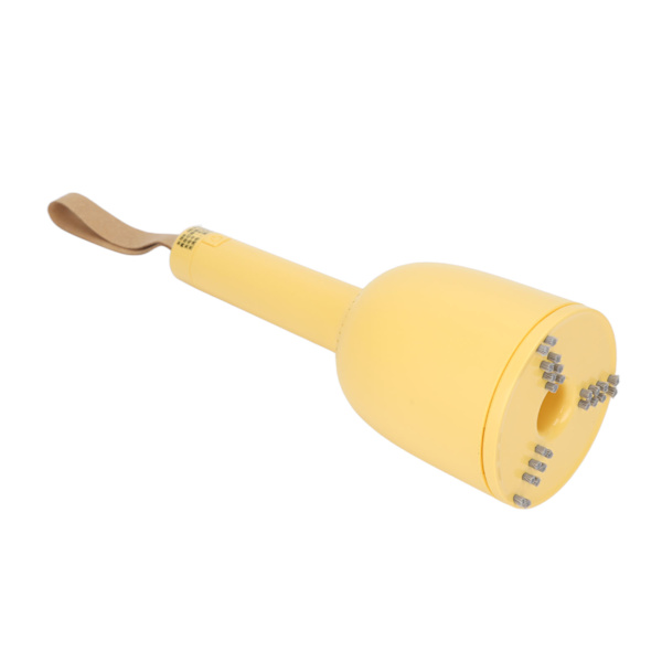 Mini støvsuger 360° rotation Mini skrivebordsstøvsuger Mute stor sugekraft USB opladning håndholdt støvsuger til negle sofa gul