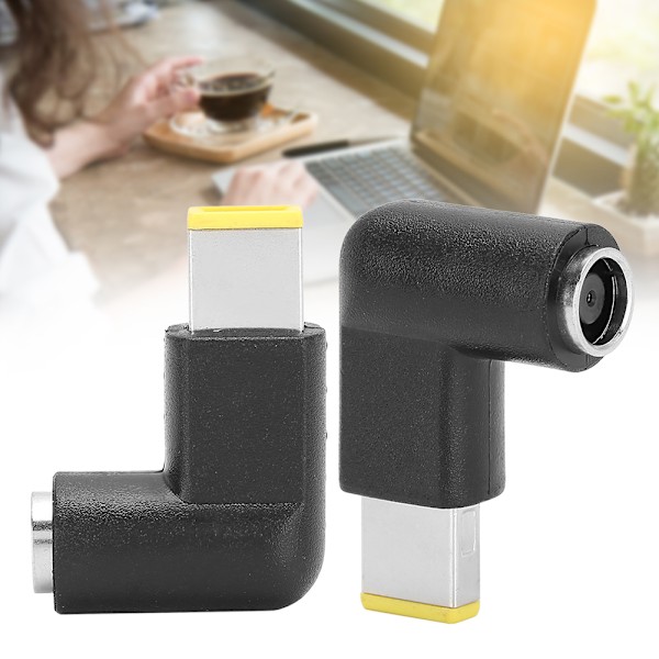 2 kpl virtalähteen liitin kyynärpää DC7.9 x 5.5mm neliöliitin musta PC-lisävaruste ThinkPadiin