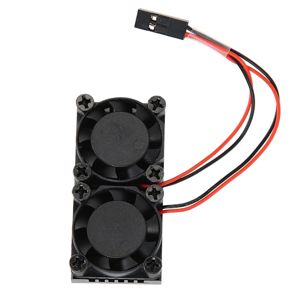 Køleventilator til Raspberry Pi 4B Board Dobbelt Køleprofil Modul Termisk Lim 1200MHz 5V