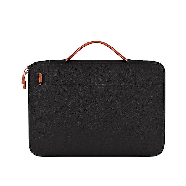 15,6 tums laptopfodral för 15 15,6 tums Lenovo Acer Dell ASUS HP Samsung Notebook, stötsäker vattentät skyddande laptopväska, svart
