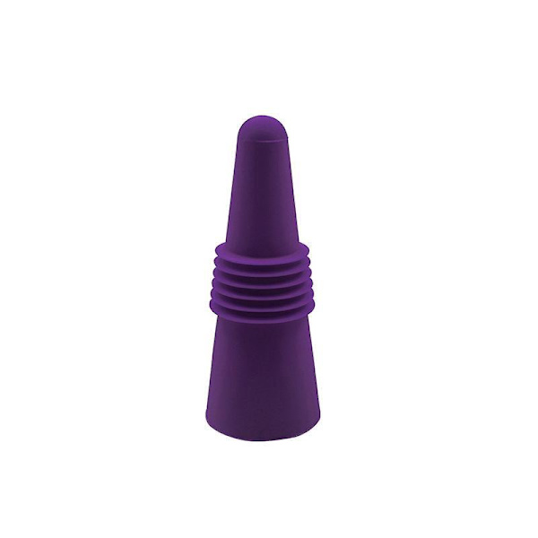 Purppuranpunainen silikonipullon cap - Vuotamattomat samppanja-, olut- ja soodajuomien kannet - tuoreet säästävät tulpat keittiön ja baarin tarvikkeille (1 kpl)