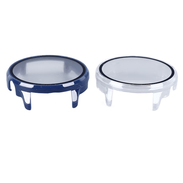2 st klockfodral med skärm PC full täckning härdat glas skyddande fodral klocka anti-scratch skärmskydd för Lite 2