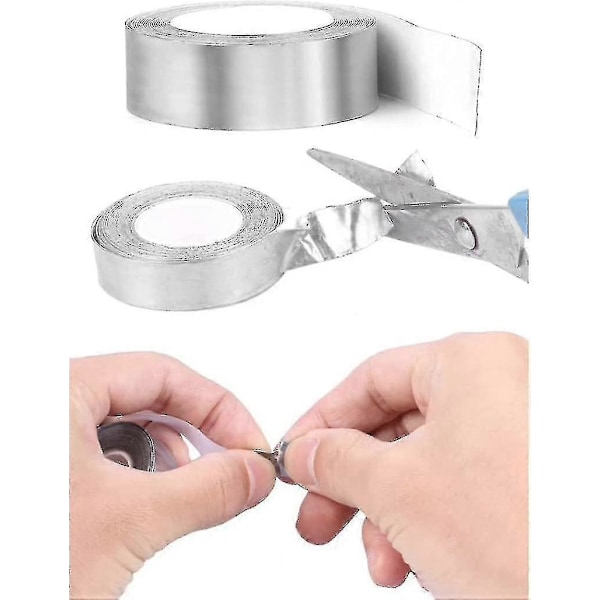 Golf Blytejp Hög Densitet Självhäftande Silverbelagd Vikt Rulle 254x12.7mm