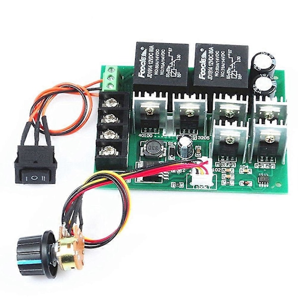 PWM DC Motor Hastighedsregulator Digital Display 0- Input MAX 60A