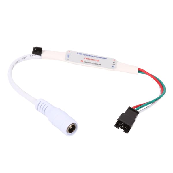 Mini 21 Tangenter IR Trådlös Fjärrkontroll För WS2811 WS2812B LED Strip Lights DC 5-24V
