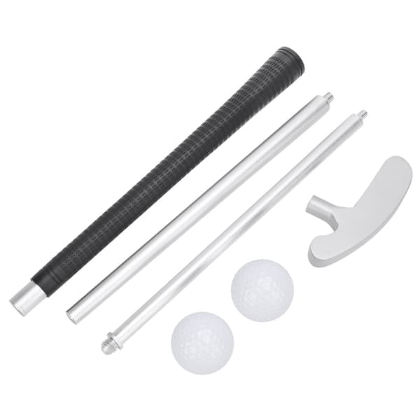 Golfputter Vänster Höger Hand Aluminiumlegering Golfputter Tryckstång med 2st Bollar