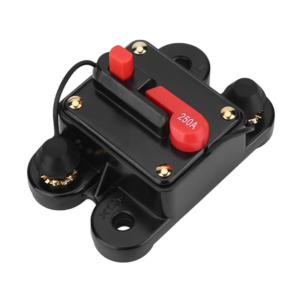 DC12V afbryder til bil, marinebåd, cykelstereo, lydnulstillingssikring 250A