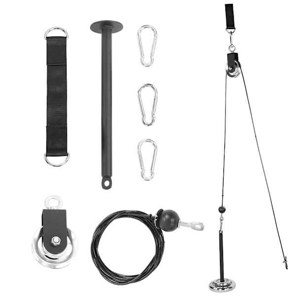 DIY Hemträningsutrustning Styrketräningskit Lyftblocksystem med Laststift