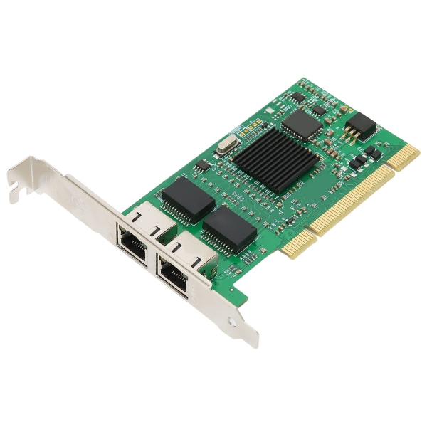 Gigabit Ethernet-kort dubbelfilter PCI 2 Gigabit-portar nätkort för Intel 82546 för Windows 7